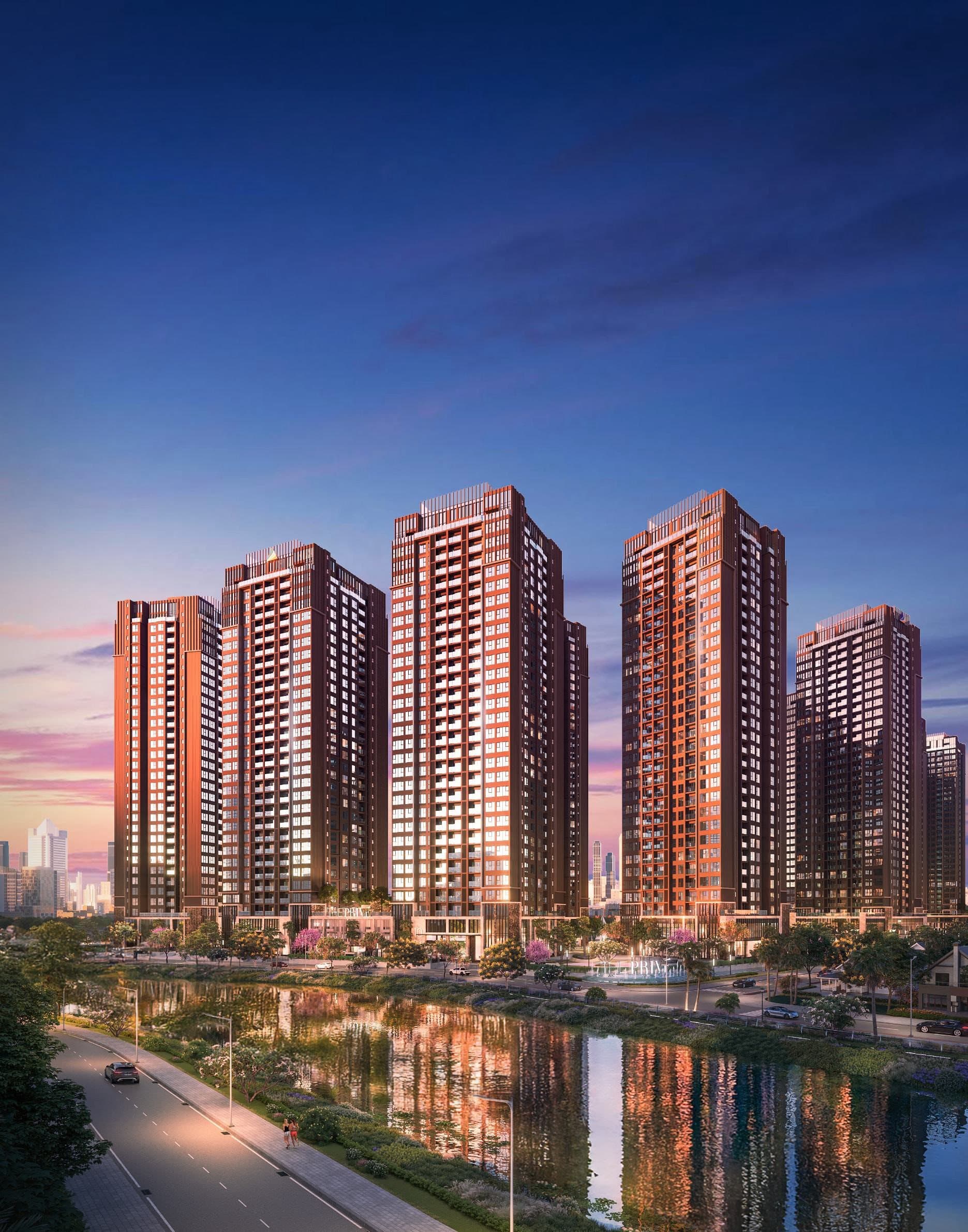 Phối cảnh tổng thể The Privé